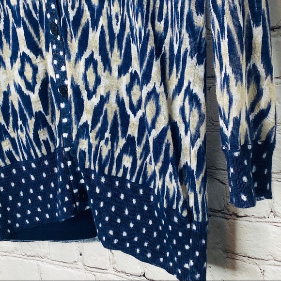 The Loft Navy Cardigan with Gap Tank Top Small - Picture 3 of 6